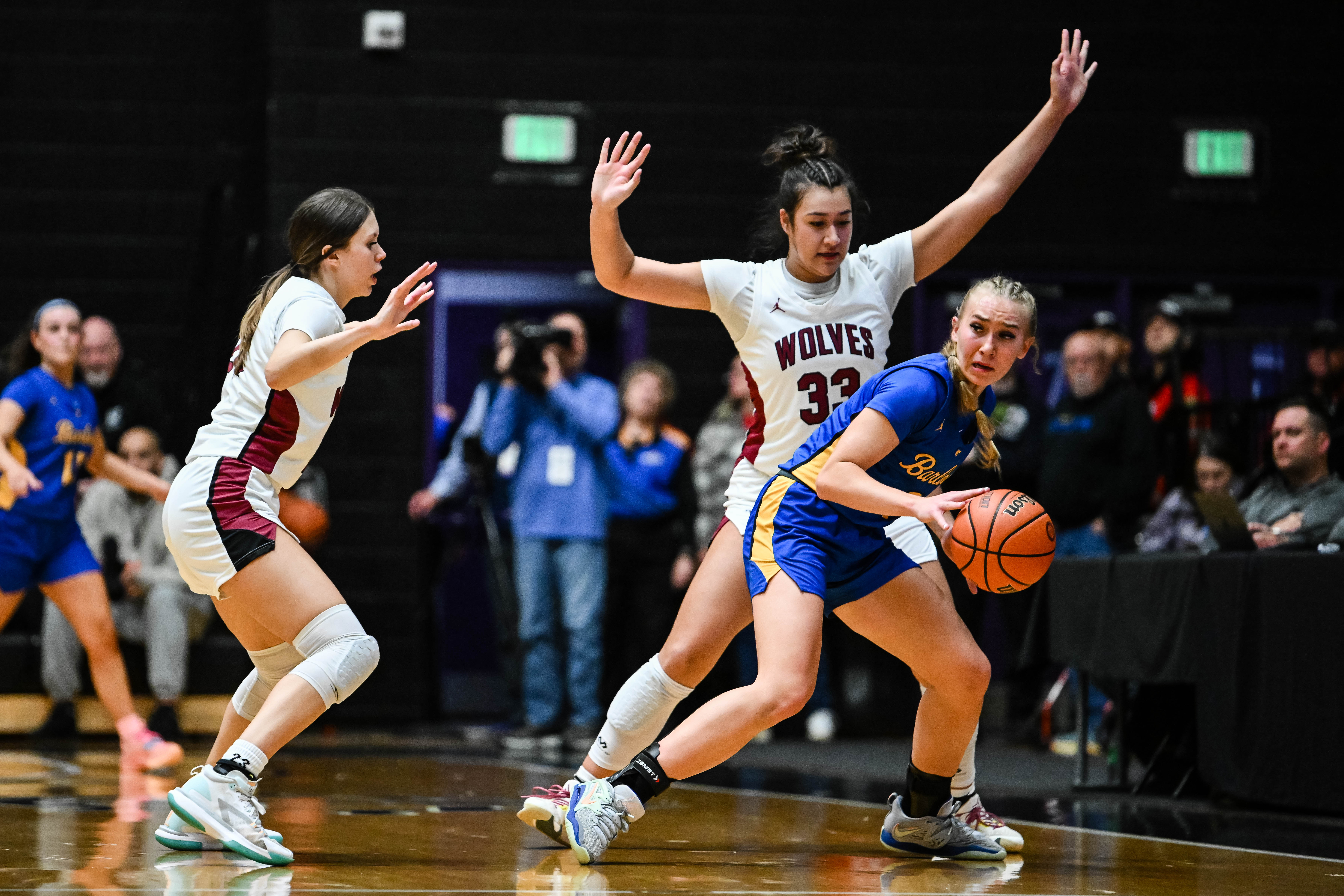 Barlow Tualatin 6A Oregon girls basketball quarterfinal Naji Saker -97